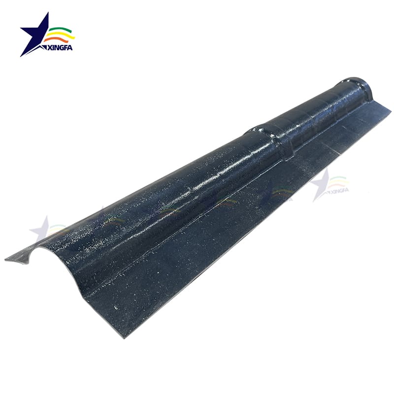 Tilted Ridge Tile for ASA Spanish 1050 Roof Sheet - XINGFA